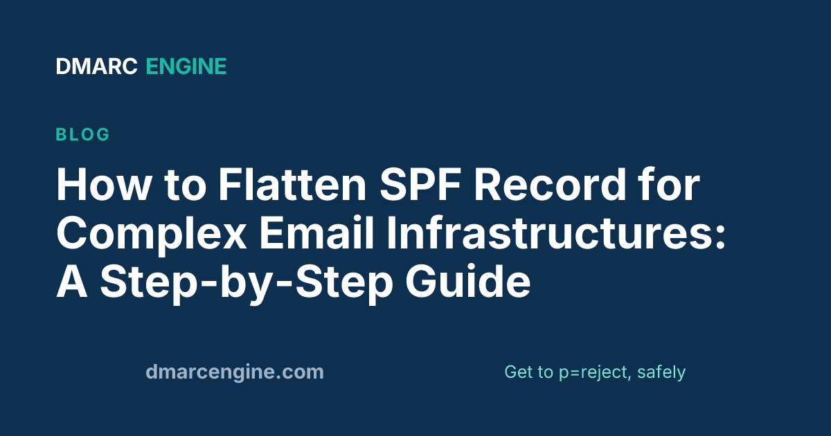 How to Flatten SPF Record for Complex Email Infrastructures: A Step-by-Step Guide